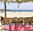 A general view of a beach in Tarrafal, Cape Verde, on April 14, 2021