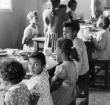 An archive photo showing children at Save, an institution where stolen mixed-race children were kept