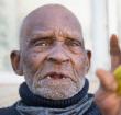 Fredie Blom - seen here on his 116th birthday - said there was no special secret to his longevity